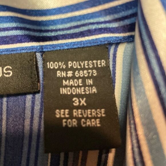 BLUE DIAMOND PLUS,women’s top, Size 3X,button down - Picture 6 of 8